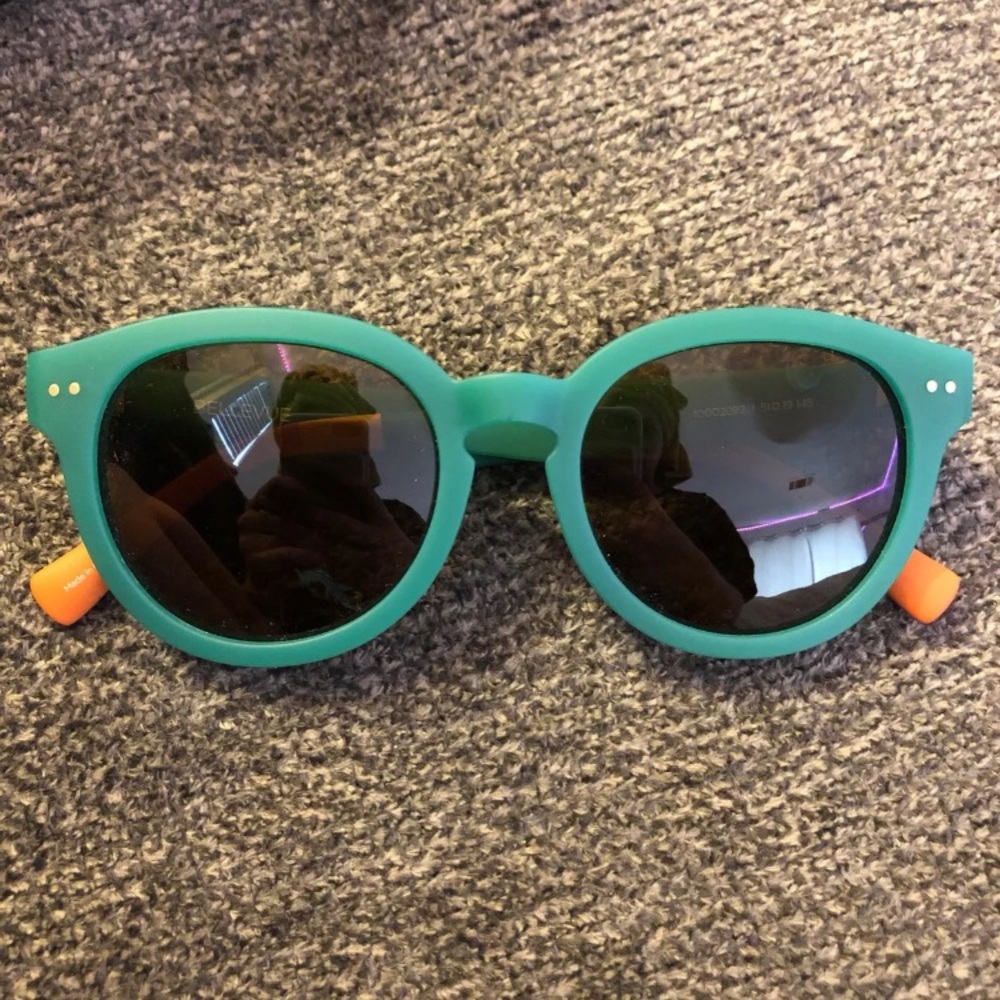 Teal TOMS Sunglasses